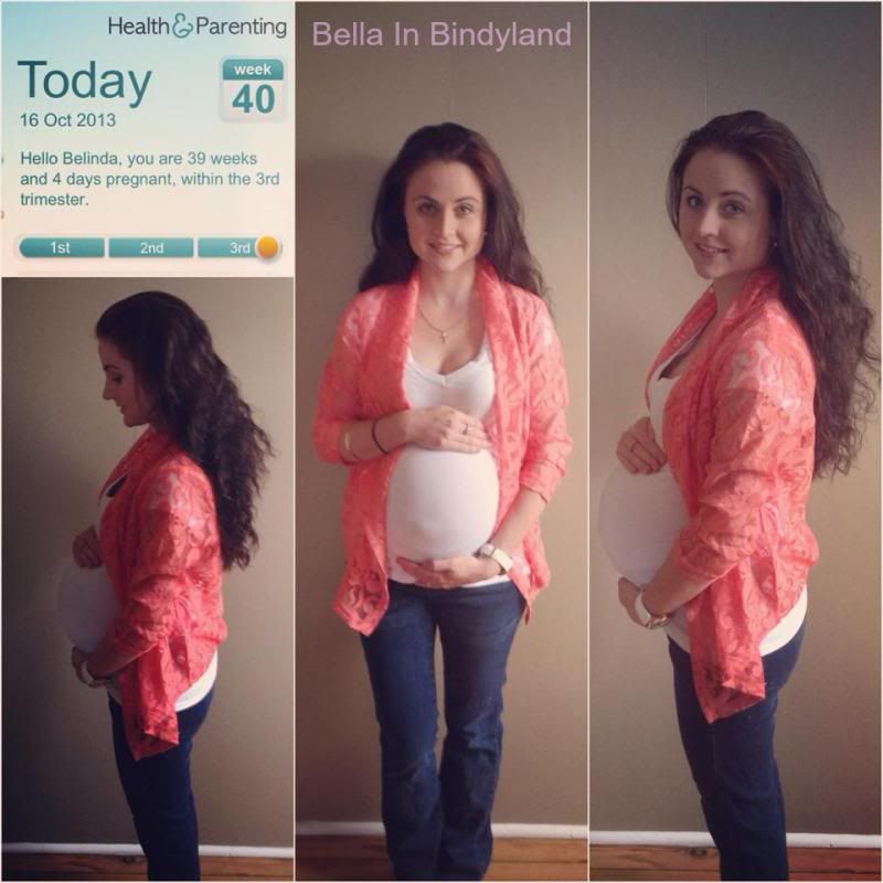 Pregnancy at 39 weeks and 4 days straight